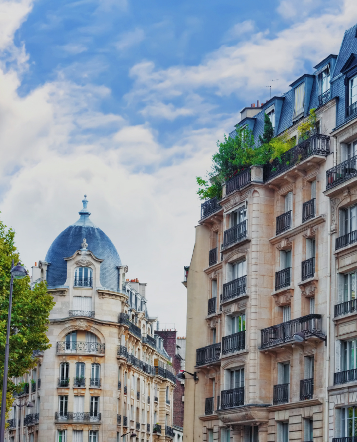 Paris apartment buildings